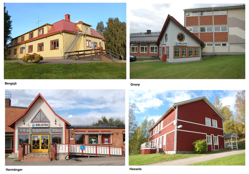 Biblioteken i Bergsjö, Gnarp, Harmånger och Hassela